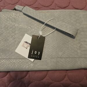 Joy Susan Gray Clutch Bag